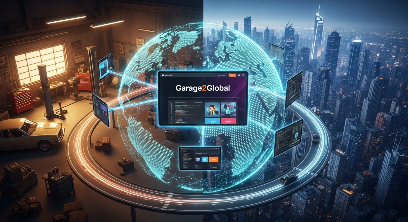custom website design by garage2global