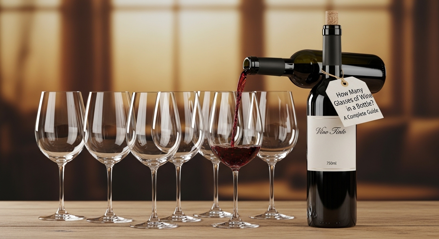 how many glasses of wine in a bottle