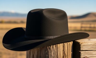 black cowboy hat​