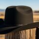 black cowboy hat​