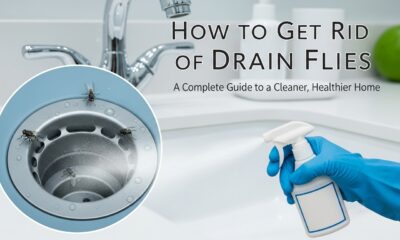 how to get rid of drain flies