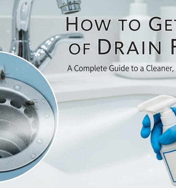 how to get rid of drain flies