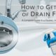 how to get rid of drain flies