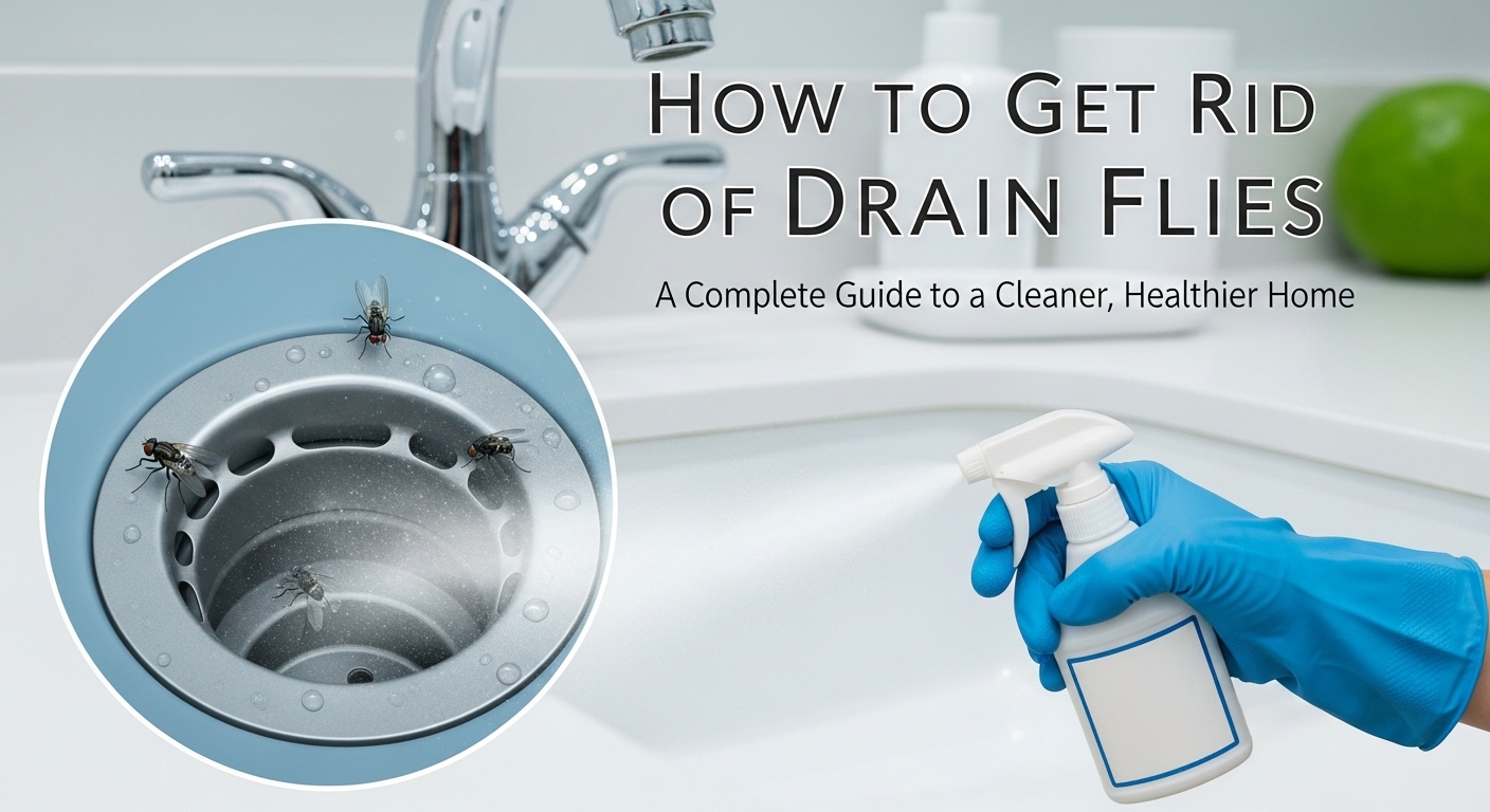 how to get rid of drain flies